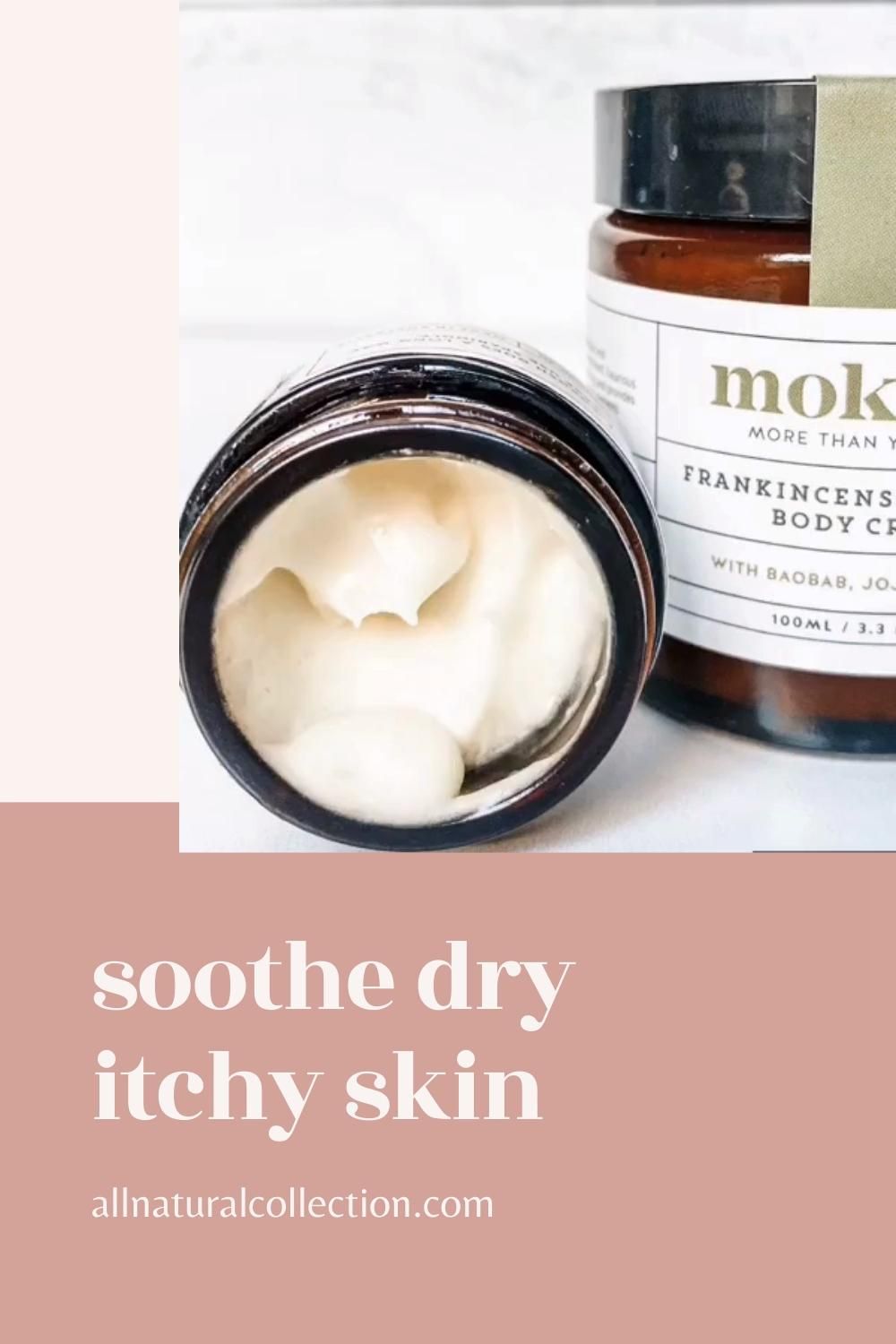 Organic Body Cream to soothe dry skin